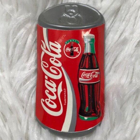 NWOT Set of 4 Vintage Coca-Cola Boys of Summer Round Tin + Refreshment Magnets - Picture 12 of 14